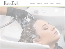 Tablet Screenshot of hairtechrockbrook.com